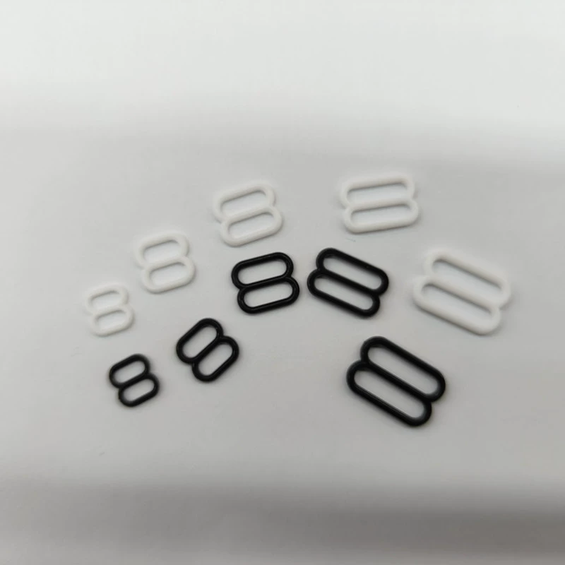 Бюстгальтер аксессуары нижнее белье аксессуары Регулировка Пряжка соединение пластик нейлон материал черный белый прозрачный 8 пряжка