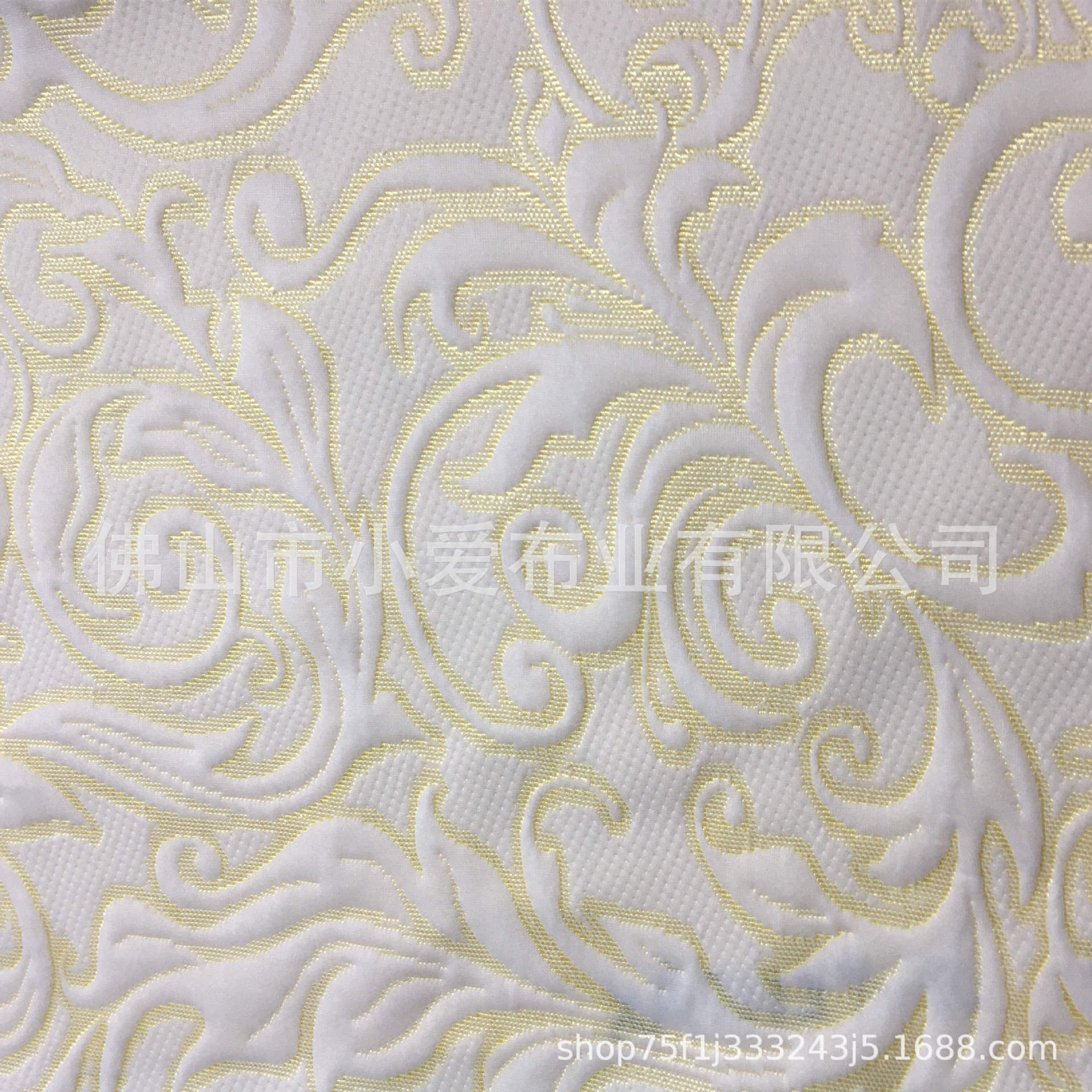 240 gramos de tela de colchón amarillo precio spot tejido Jacquard tela de colchón