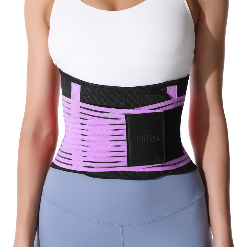 cinturón de protección de cintura de acondicionamiento físico soporte de compresión cintura abdominal forma ventilada logotipo de protección lumbar personalizado