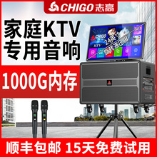 志高广场舞音响显示屏户外大功率家用k歌音箱家庭ktv卡拉OK点歌机