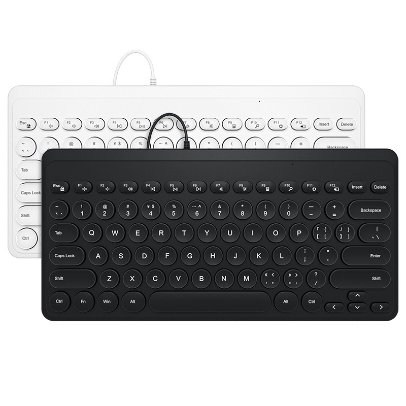 BOW 有線キーボード K610U 人間工学に基づいた快適な静音設計、コンパクトで持ち運びに便利、家庭用オフィス、静音オフィスに最適|undefined
