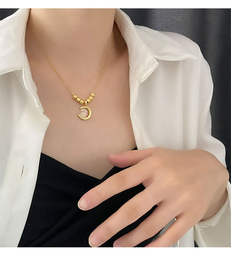 Fashion Rabbit Titanium Steel Plating Pendant Necklace Colorza_colorza_4