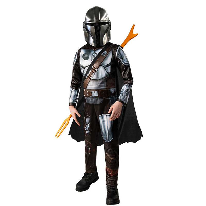 Cross Border Galaxy Bounty Hunter Mandalorian Child Play Costume Halloween Festive Party Show Costume Cross Border Galaxy Bounty Hunter Mandalorian Child Play Costume Halloween Festive Party Show Costume