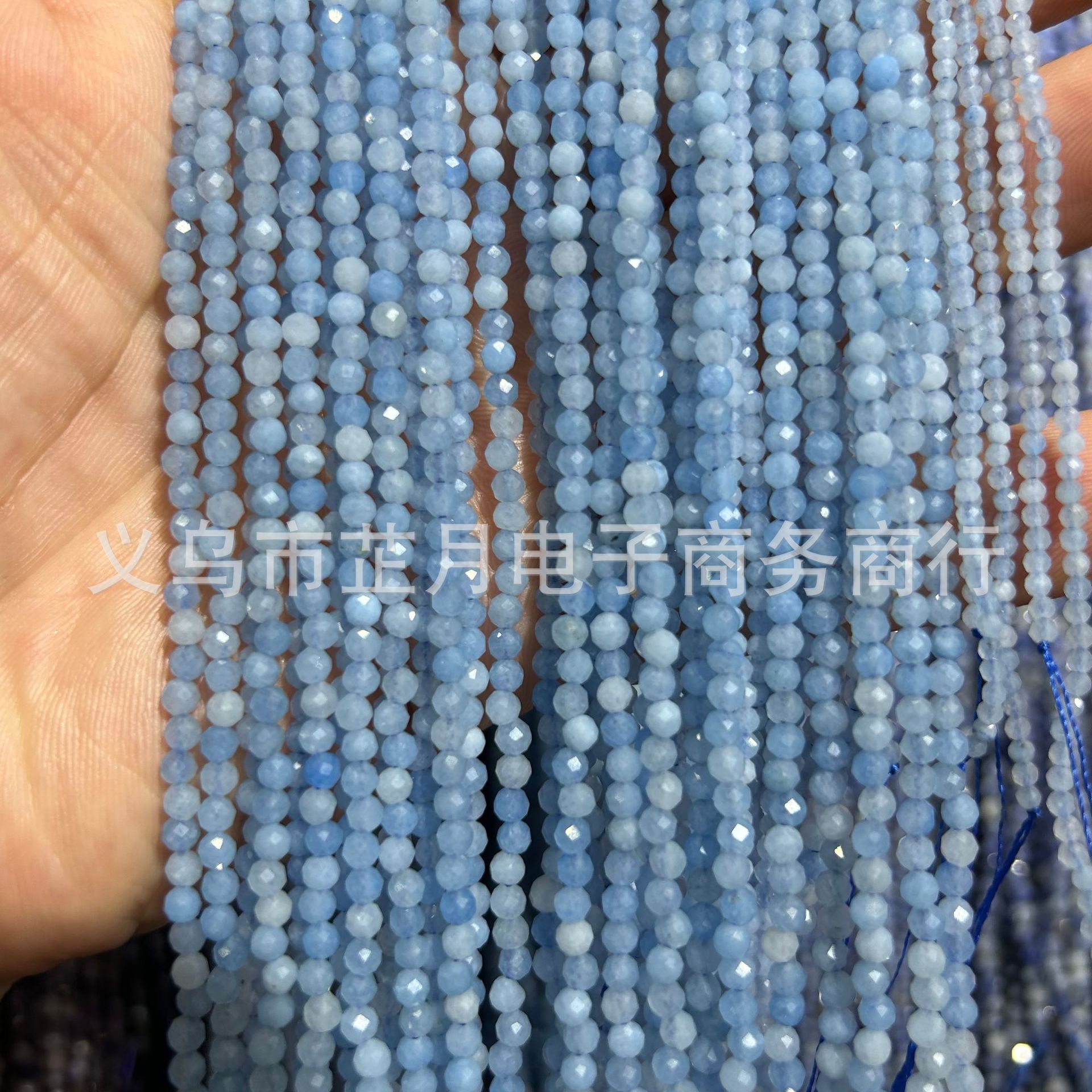 Pequeñas cuentas 2mm3mm4mm facetas todo tipo de ágata Cristal de piedra natural granos sueltos DIY joyería pulsera collar