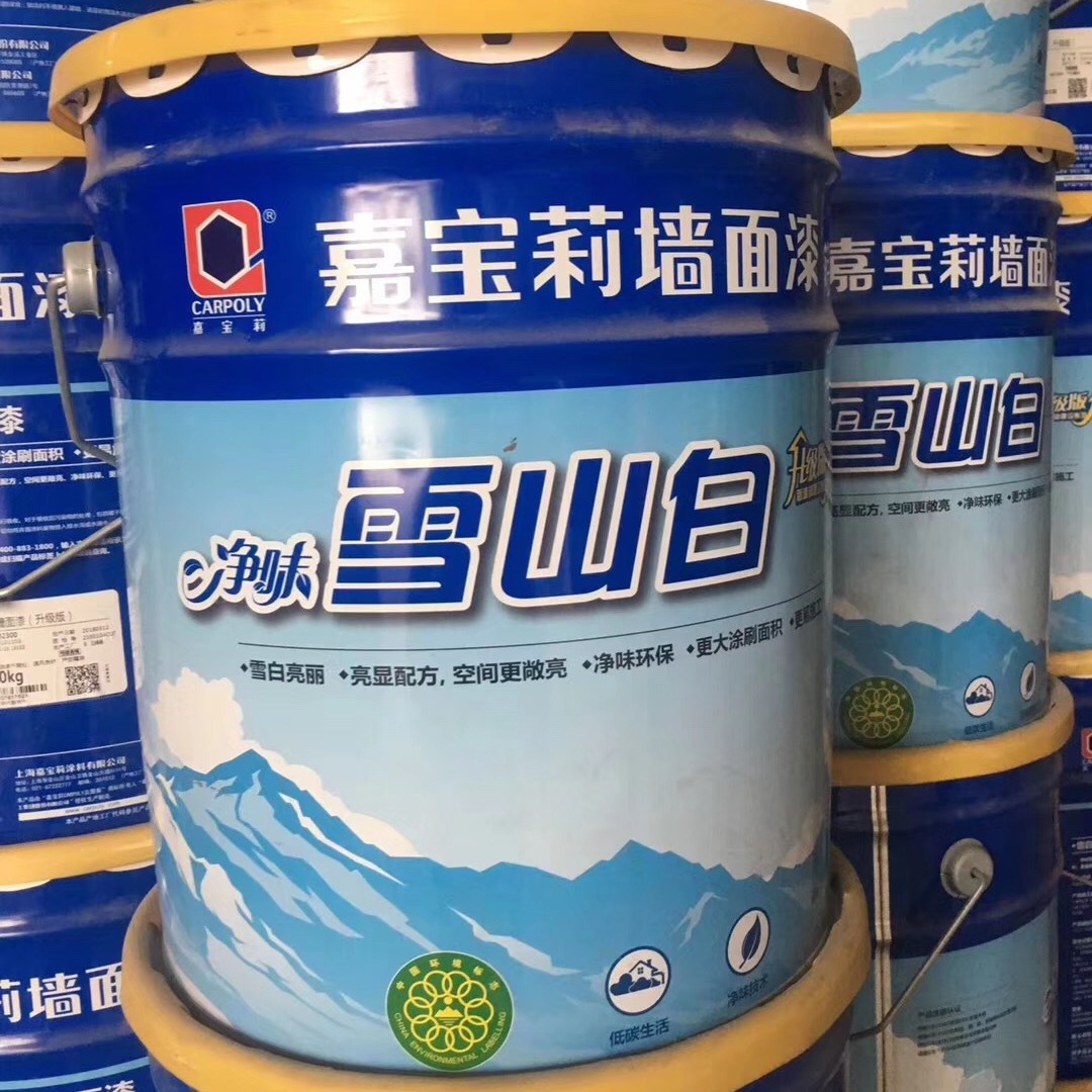 厂价直销环保油漆腻子粉防水涂料嘉宝莉乳胶漆内墙漆 外墙漆