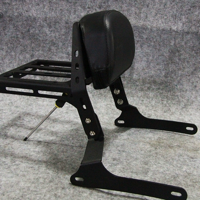 Motorcycle tail | installation - plate-harley-low-backrest-plate-shelf