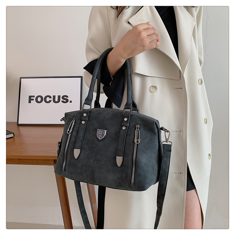 New cross-border foreign trade women's bag 2024 Retro casual handbag, European and American trend single-shoulder crossbody bag, tote bag for women undefined