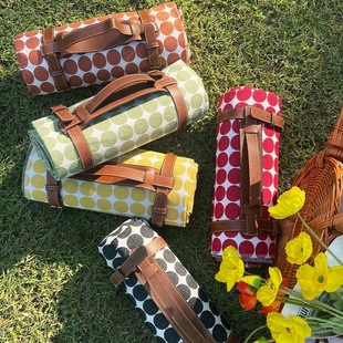 Outdoor grass camping picnic mat portable composite tent picnic mat waterproof polyester picnic blanket thickened waterproof
