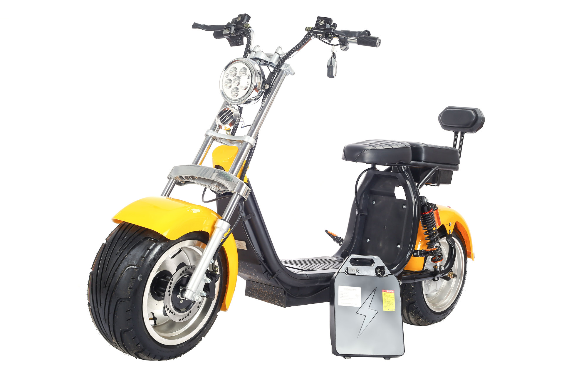 Eec Adult Scooter Two-Wheeled Motorcycle Harley Electric Vehicle 12 Dual Batteries 60V/12A