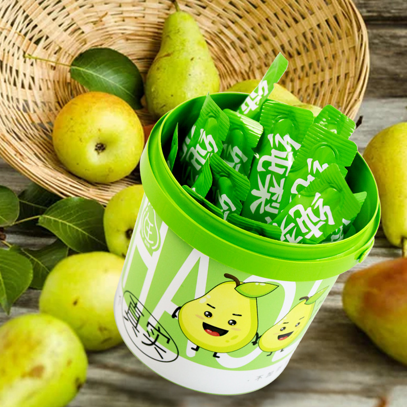 源頭廠家 一桶梨膏 220g純梨膏桶裝直播廠家生產批發代發