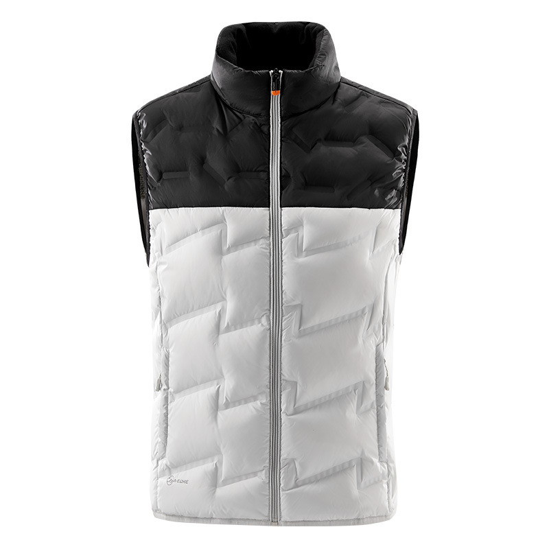 Down Vest for Men and Women, Outdoor Winter Rainproof Large Size Team Mountaineering Clothing with Printed Logo New National Standard 80 White Duck down Down Vest for Men and Women, Outdoor Winter Rainproof Large Size Team Mountaineering Clothing with Printed Logo New National Standard 80 White Duck down