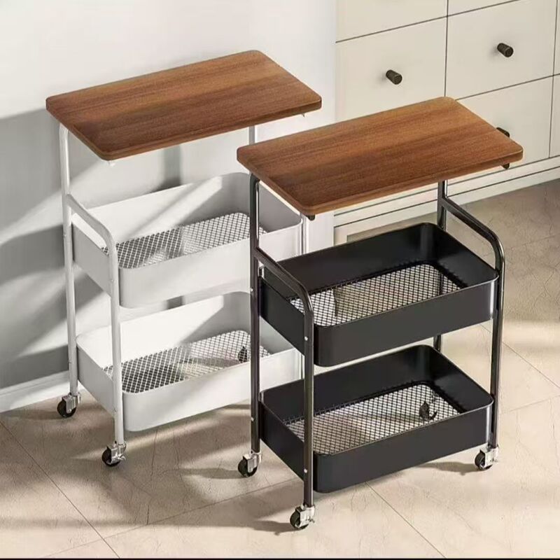Small Trolley Storage Rack for Living Room Snacks, Coffee Table, Floor-Standing Bathroom Multi-Layer Storage Rack, Movable Bathroom Storage Rack Small Trolley Storage Rack for Living Room Snacks, Coffee Table, Floor-Standing Bathroom Multi-Layer Storage Rack, Movable Bathroom Storage Rack