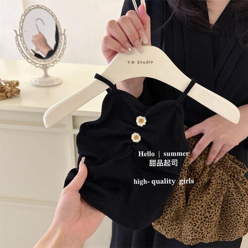 Girls' Leopard Print Summer Style Girls' Outfit Trendy Bouquet Pants Set Fashion Children's Summer Clothing 2025