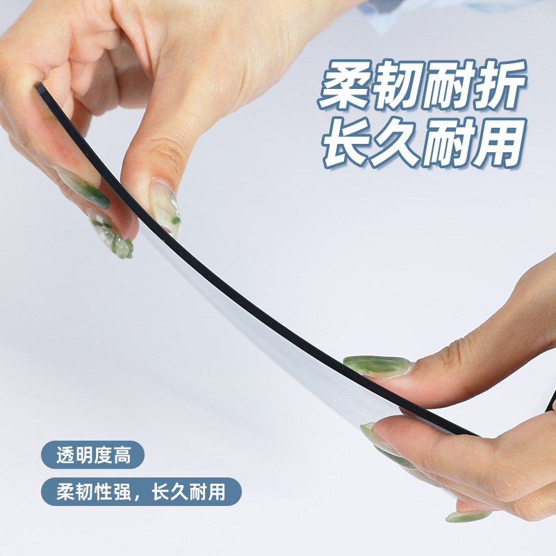 Soporte para libros de acrílico transparente en forma de L, organizador de almacenamiento de libros para estudiantes, separador de libros, soporte de escritorio