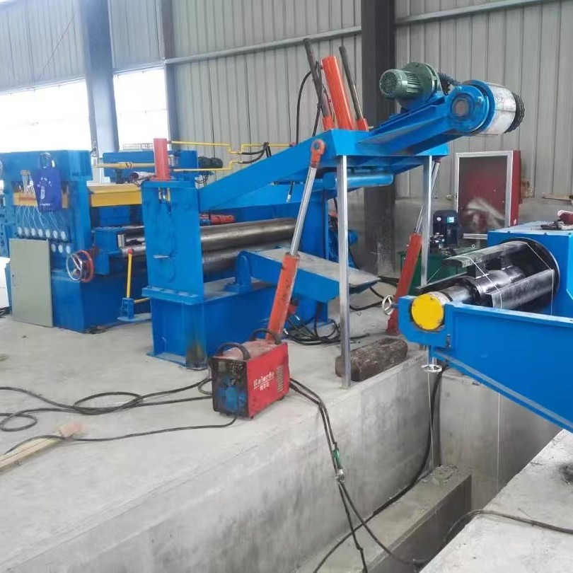 全自动不锈钢卷伺服开平机 铝卷数控精密校平设备 镀锌卷开平机