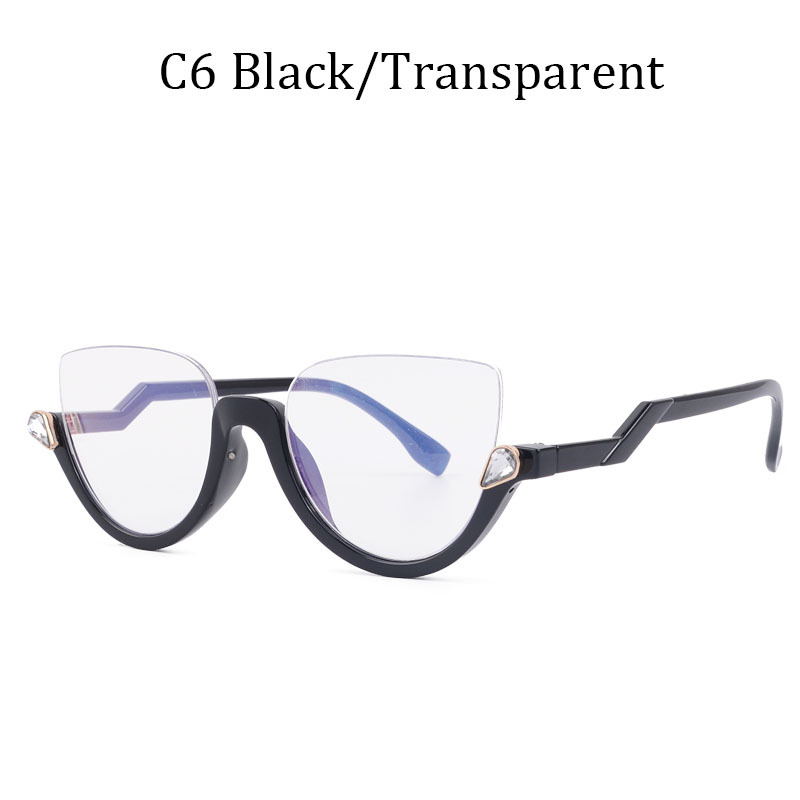 C6 블랙 프레임 투명
