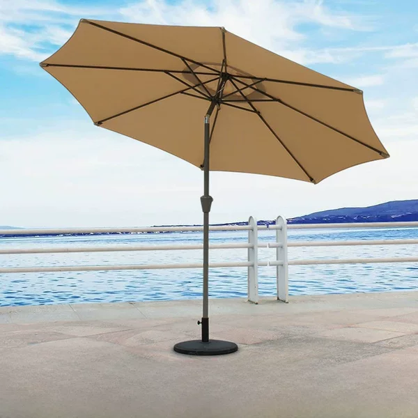 Factory Direct Sales Outdoor Sunshade Umbrellas for Villas, Courtyards, Terraces, and Balconies, Leisure Swivel Center-Pole Umbrellas, Foreign Trade Wholesale