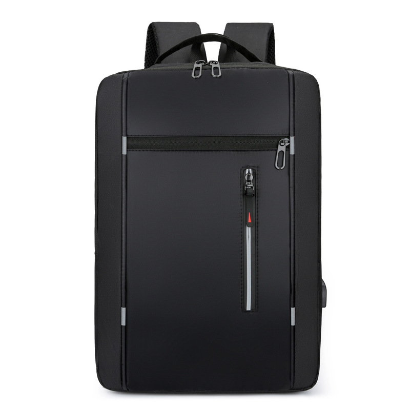 Transfronterizo de los hombres de negocios bolsa de ordenador portátil multifuncional USB mochila de gran capacidad mochila imprimible logo