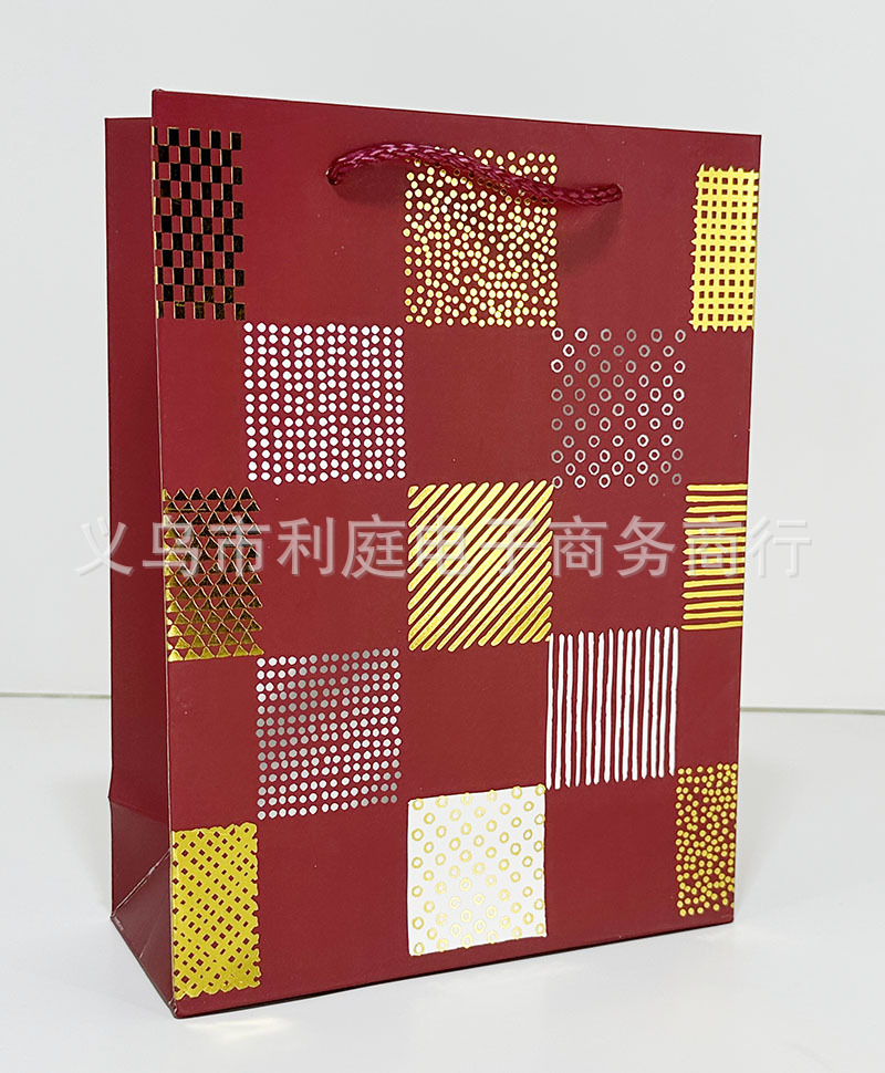 烫金白卡现货批发送礼礼物袋