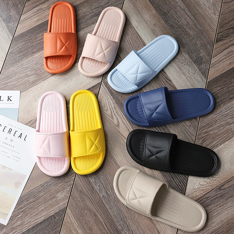 New Bathroom Slippers Summer Indoor Couple Home Comfortable Slippers Women's Lightweight Eva Home Slippers Men's Summer