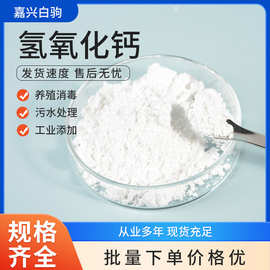 厂家批发工业级氢氧化钙熟石灰消石灰粉污水处理氢氧化钙杀菌剂