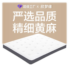 乳胶黄麻棕垫硬老人儿童护脊床垫高箱床榻榻米垫薄1.8m双面可拆
