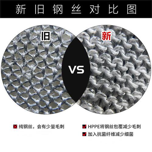 Anti-cut gloves Stainless steel grade 5 steel wire plus PE steel ring iron gloves Anti-cut metal slaughtering repair carpentry