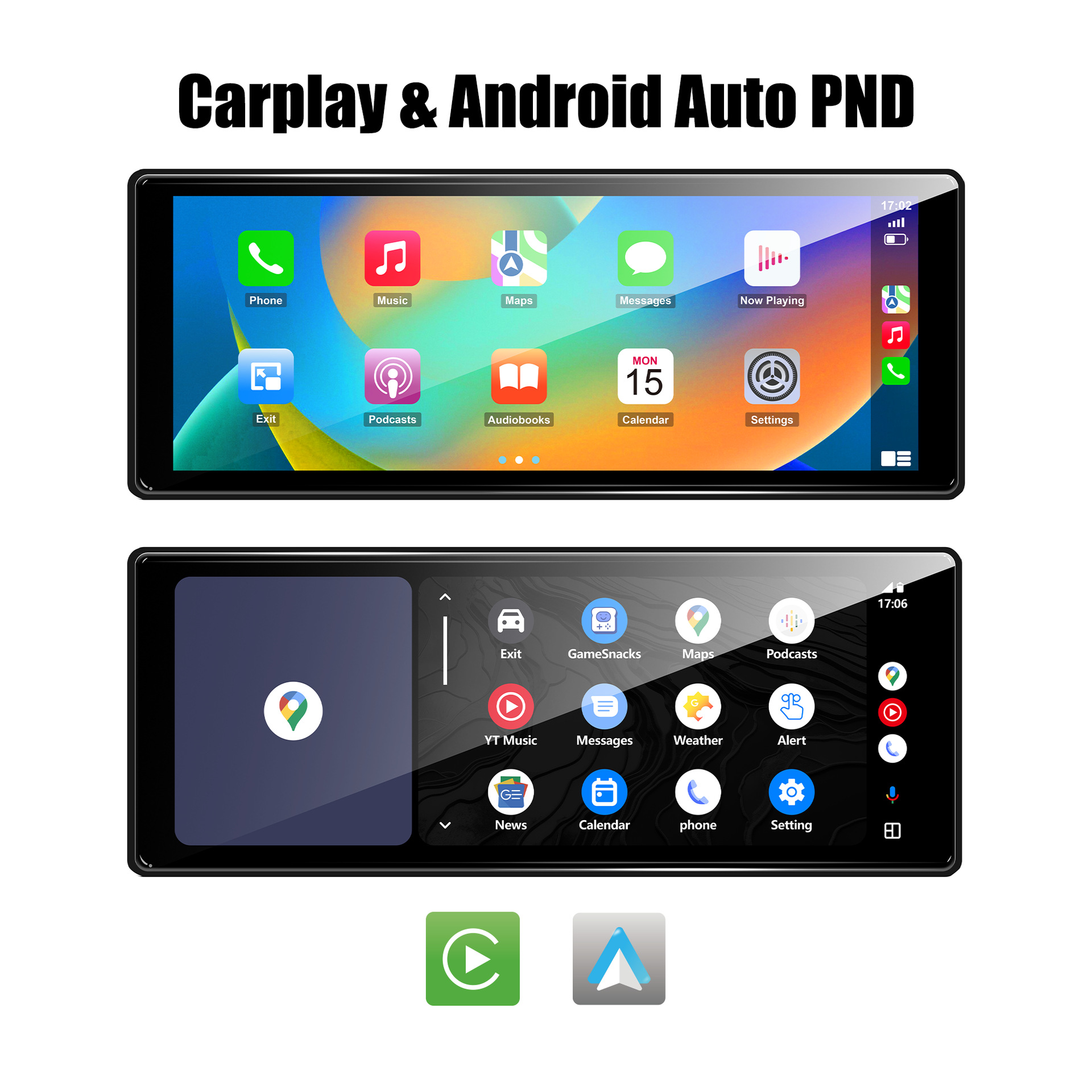 10.26inch Carplay Portable Screen Smart Car Navigation Player Hd Reversing Image Car Recorder