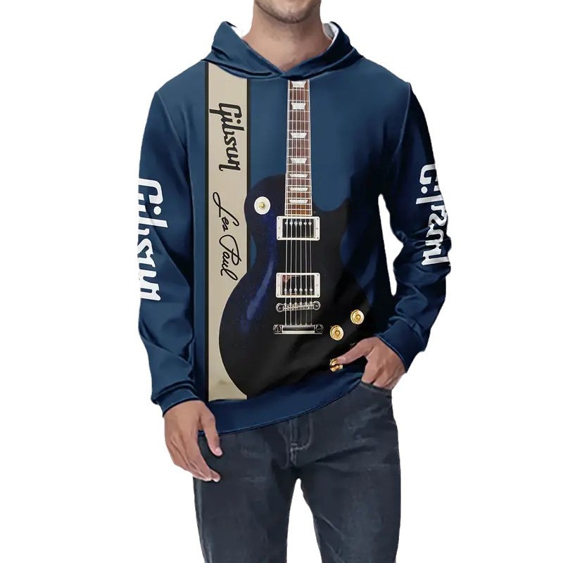 Comercio exterior europeo y americano nuevo estilo 2024 nueva tendencia de la moda casual todo-fósforo suéter con capucha para hombres étnicos MC11