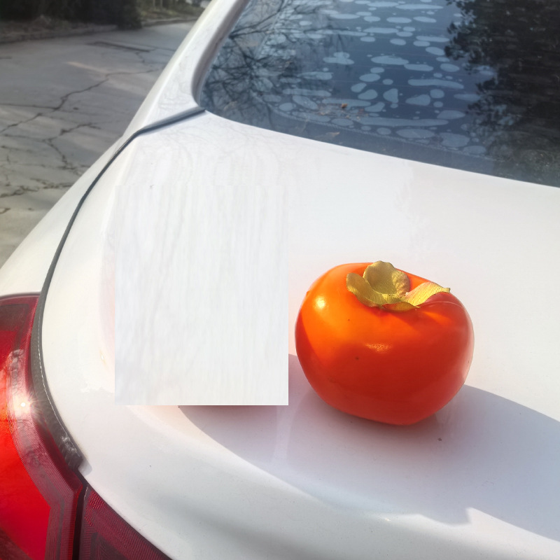 Decoración de coche de fruta de manzana, consola central de coche, decoración segura, coche eléctrico, decoración navideña interior y exterior