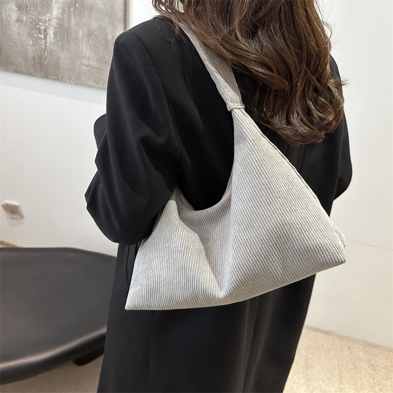 Bolso de mujer coreano insfeng bolso de mano de mujer de vello de lámpara bolso de gran capacidad de mujer simple bolso de clase de literatura y arte bolso de viaje