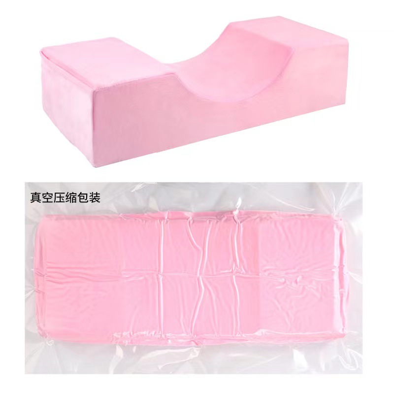 Amazon transfronterizo Venta caliente injerto pestañas reposacabezas en forma de U almohada de pestañas de belleza al por mayor embalaje de compresión