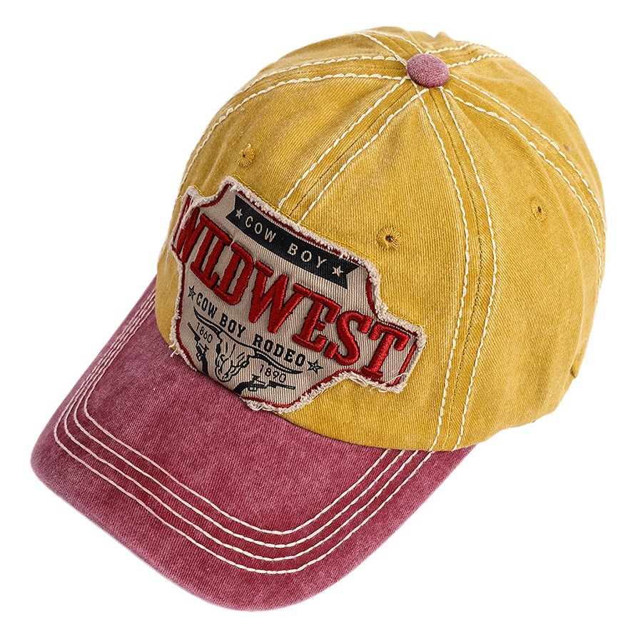 Gorra de béisbol de las mujeres Cartas cara-mirando pequeña gorra ajustable con la moda enarboló el sombrero al aire libre del Sol del todo-fósforo de las mujeres del casquillo