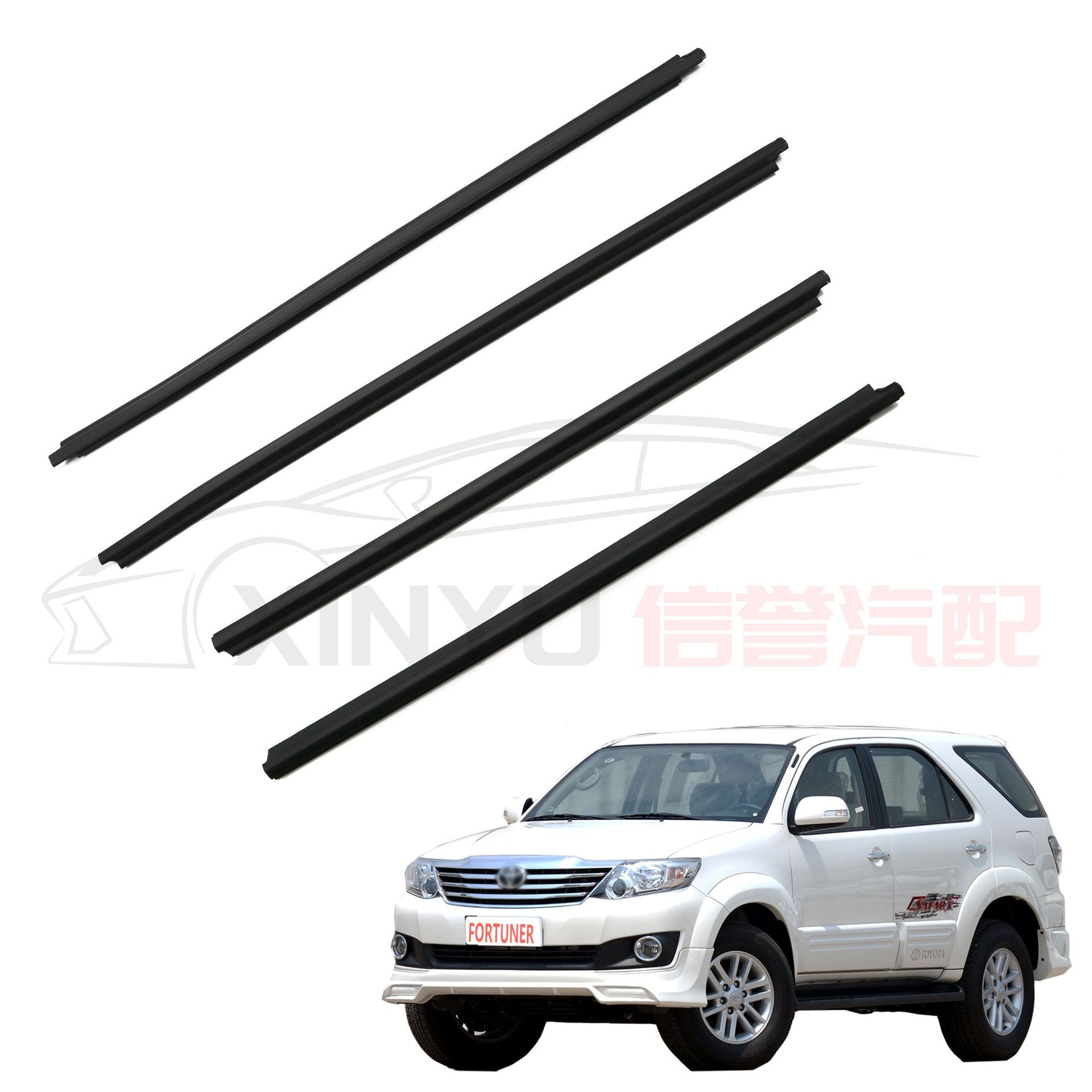 适用05-15款丰田海拉克斯奔跑者外压条 汽车玻璃外水切车窗外挡水