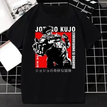 Japanese Anime JOJO Bizarre Adventure Graphic Print T Shirt