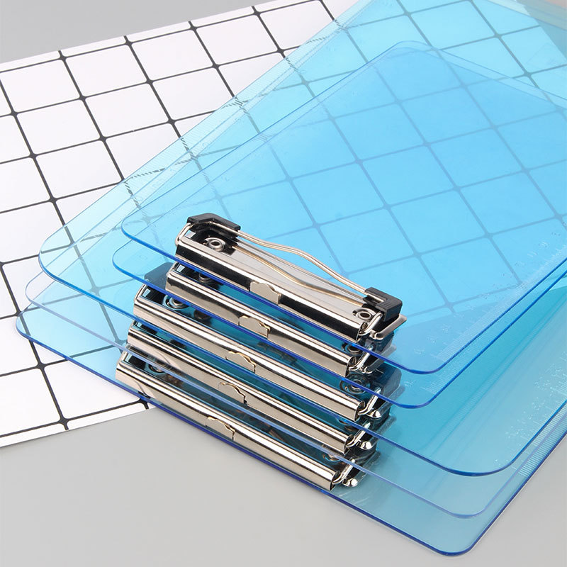 Transparent Hook Splint Student A4 Book Clip Stationery Writing Fixed Plate A5 Bill Storage Plate Clip