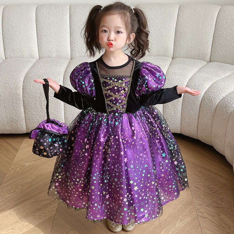 purple small princess costume