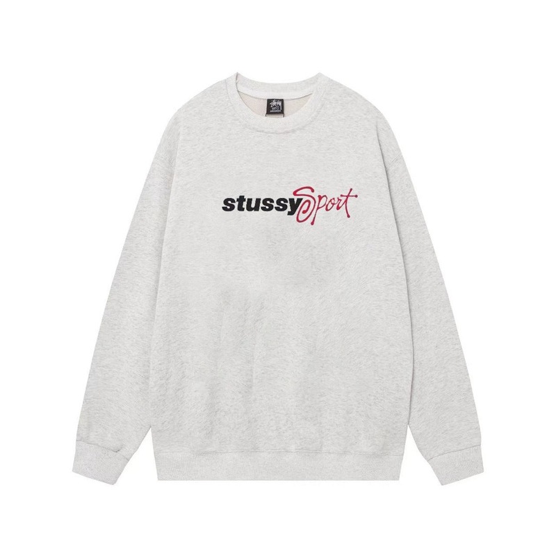 Stussy 斯图西秋冬美式卫衣男女经典字母印花黑8骰子长袖圆领外套|undefined
