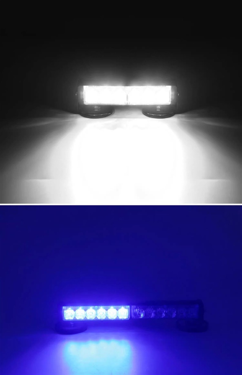 Portable Rechargeable Strobe Light Wireless Remote Control Warning Light Strong Magnetic Highlight Car Ceiling Led Roof Clearing Light