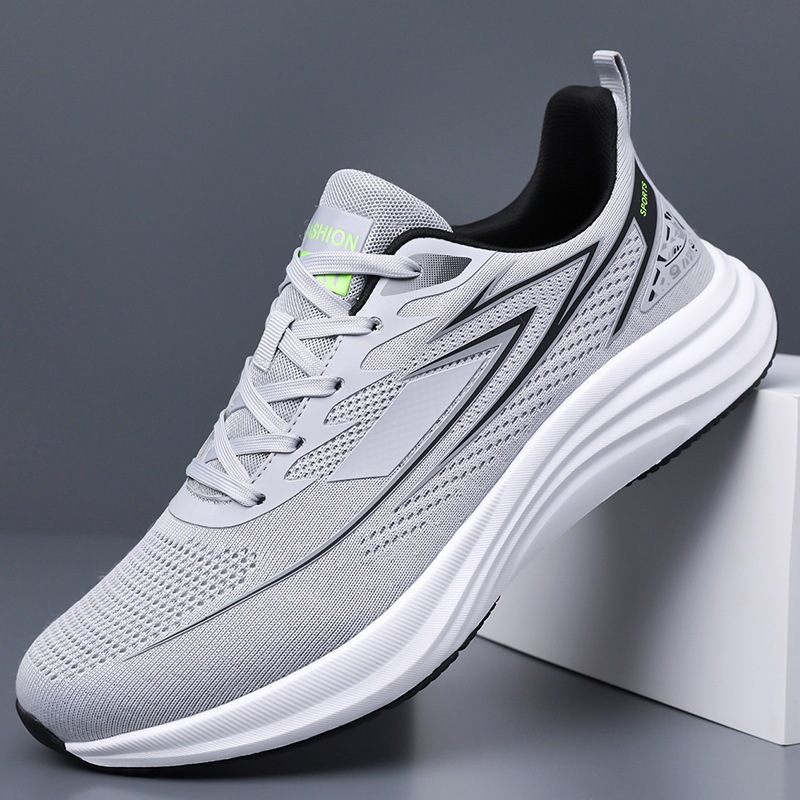 Summer Sports Breathable Thin Mesh Casual Lightweight Large Size Running Shoes, Men's Shoes For Cross-border E-commerce_vogvips.com