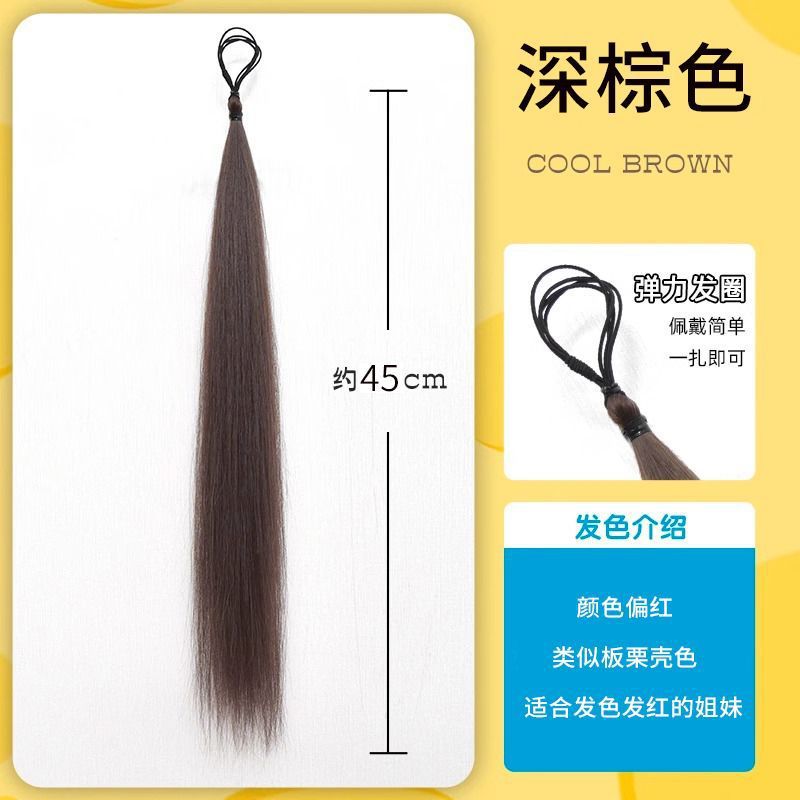 Auto-liquidación pelo paquete bola cabeza pelo anillo integrado simulación pelo esponjoso alto cráneo superior artefacto hanfu estilo antiguo updo bolsa de pelo
