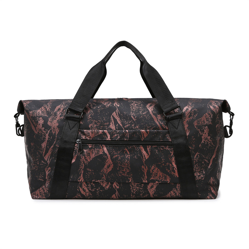 Nueva bolsa de viaje portátil de expansión ligera para viajes de negocios de corta distancia, bolsa de almacenamiento de fitness deportivo de separación seca y húmeda de gran capacidad para mujeres