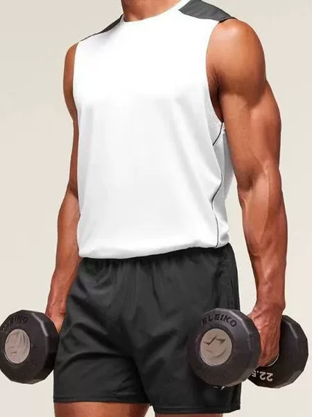 New Shark Fitness Vest for Men and Women, Sports Running Underwear, Quick-Dry Breathable Basketball Sleeveless T-Shirt for Summer