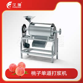 厂家优惠促销大型工业水蜜桃去皮去核单道加工设备水果破碎打浆机