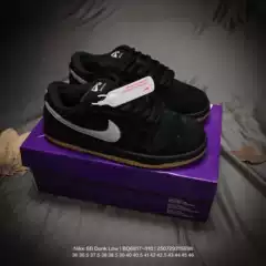 Putian Pure Original Dunk Series Black Raw Rubber Sb Air Cushion Thick Tongue Retro Low-Top Casual Sports Sneakers