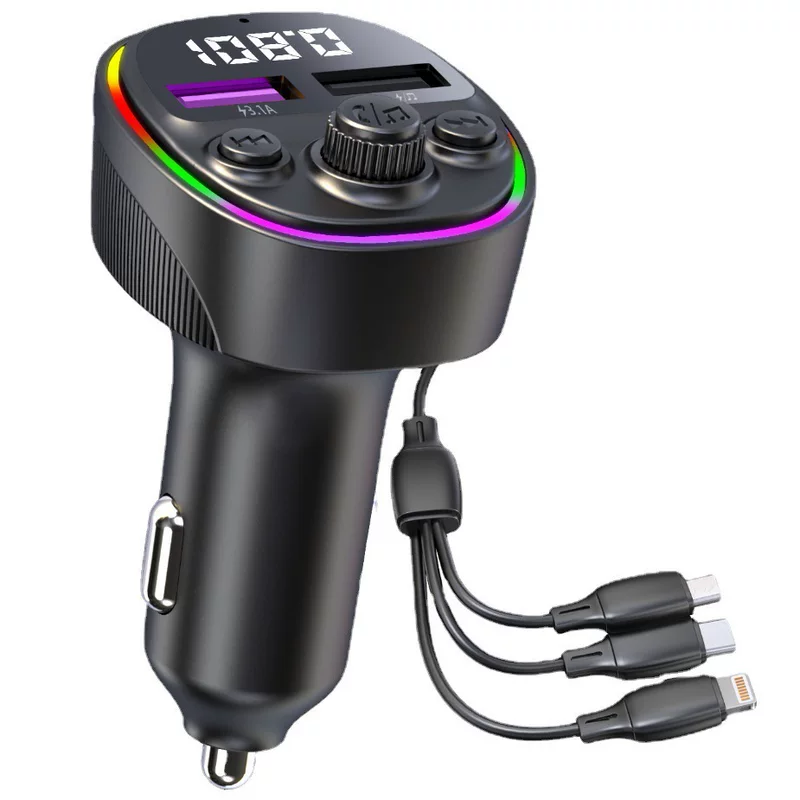 CS1 автомобильный MP3-плеер Bluetooth - свободный вызов, USB-диск, заполнитель прикуривателя, FM-частота, регулятор частоты передатчик