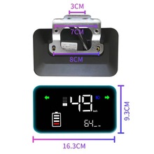通用型电动摩托车48v60v72v一线通仪表显示数字电压里程速度电量