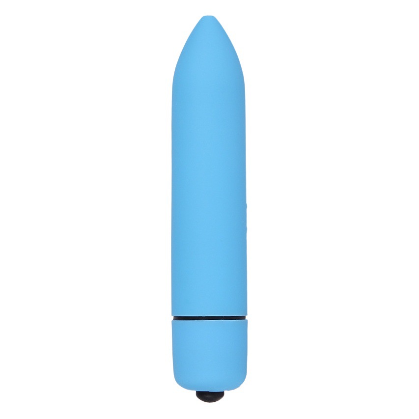Manufacturer Wholesale Adult Fun 10-Frequency Pointed Long Bullet Dual Motor Powerful Vibrating Massage Stick Single Frequency Vibrating Egg
