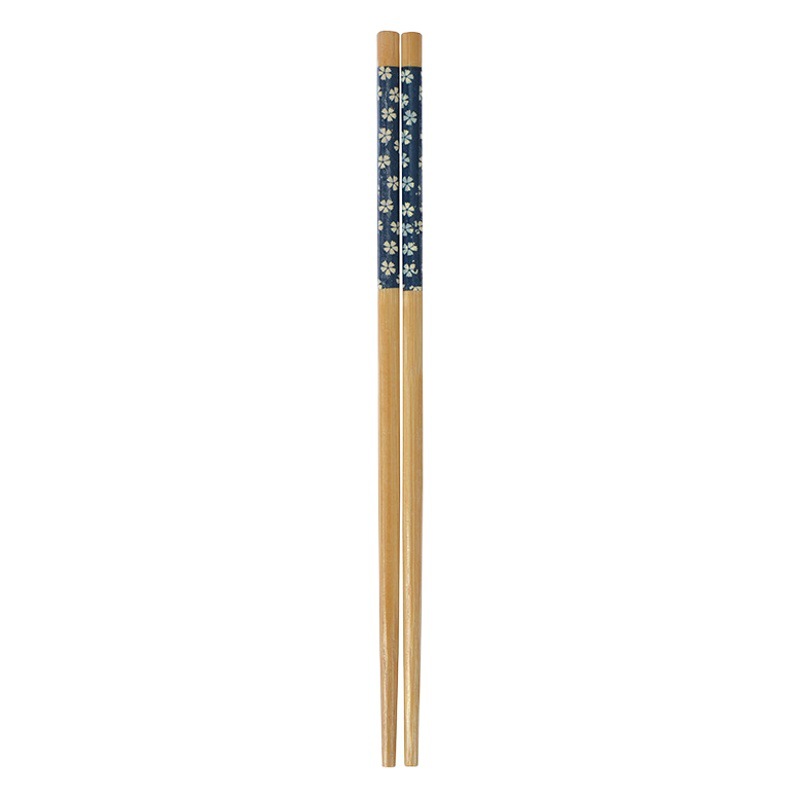 Household Printed Chopsticks Alishan Bamboo Chopsticks Ceramic Matching Chopsticks Plum Orchid Bamboo Chrysanthemum Home Bamboo Chopsticks