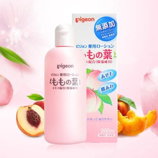 Japanese Baby Peach Water 200ml Peach Leaf Essence Baby Liquid Talcum Powder Prickly Heat Water Baby Body Dew